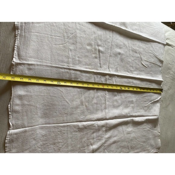 Vtg Embroidered Linen Tea Towel Monday Day of the Week Butterfly Cottagecore - Picture 5 of 7